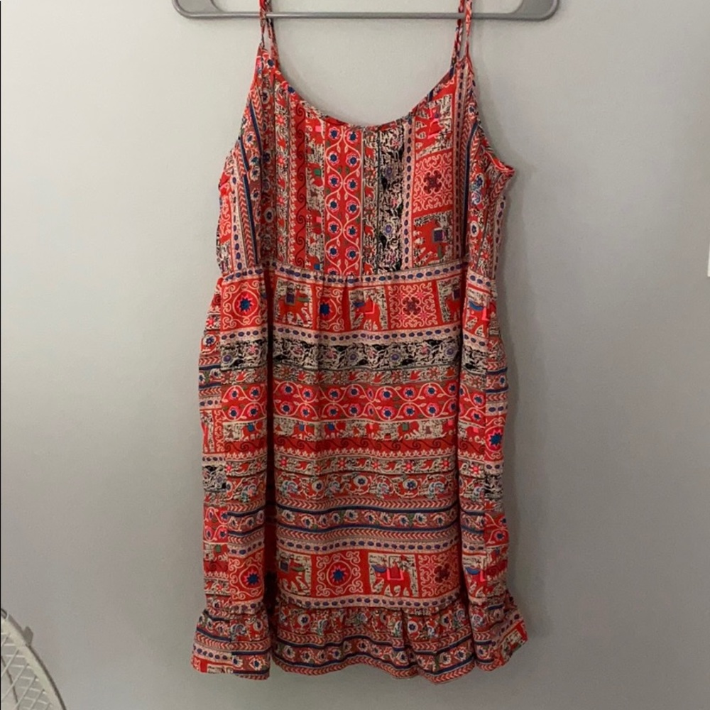 Nordstrom Tiered Summer Floral Pattern Dress